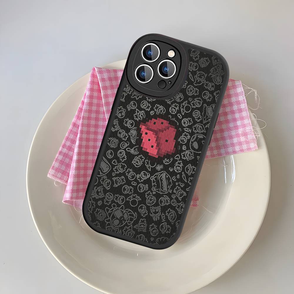 Игра The Binding Of I-Isaac Для IPhone 16 15 14 13 12 11 Pro Max Plus Ударопрочный Кожаный Мягкий Чехол для Телефона