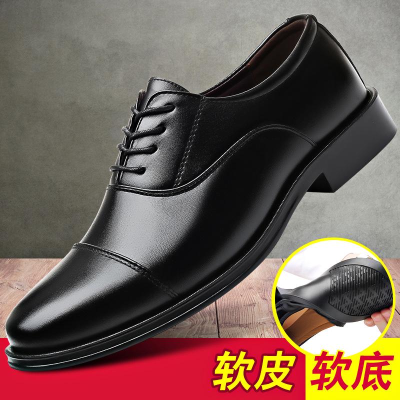 Дышащая летняя свадебная обувь мужская модельная обувь с вырезами деловые кожаные сандалии мужские туфли для костюма офисная обувь 2025 новинка