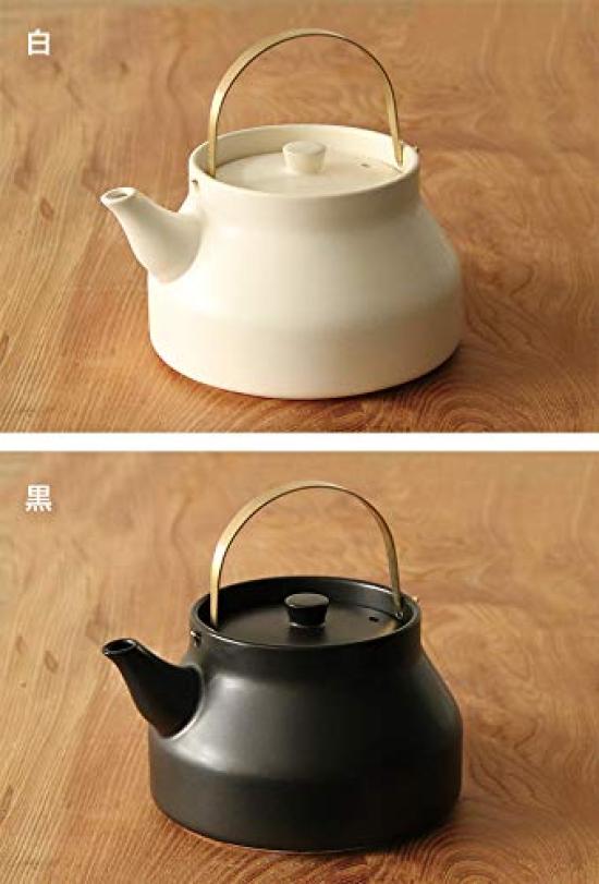 Kamoshika Tool Shop Ceramic Kettle (Black or-60-1252)