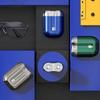 Мини-электробритва с двумя головками, перезаряжаемая через USB, водонепроницаемая, портативная, для путешествий, для влажного и сухого бритья, мужская бритва для бороды, инструмент для удаления волос