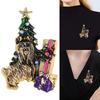 Multipurpose Holiday Canine and Christmas Tree Lapel Pin Charm Gift Jewelry Accessory for Dog Lovers and Collectors