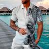 New Trendy Men'S Summer Collar Paul T-Shirt Men'S Heavy Oversize Solid Color Casual Short Sleeve