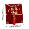 Polyester Spring Festival Red Envelope Traditional God of Wealth Red Pocket  Wedding