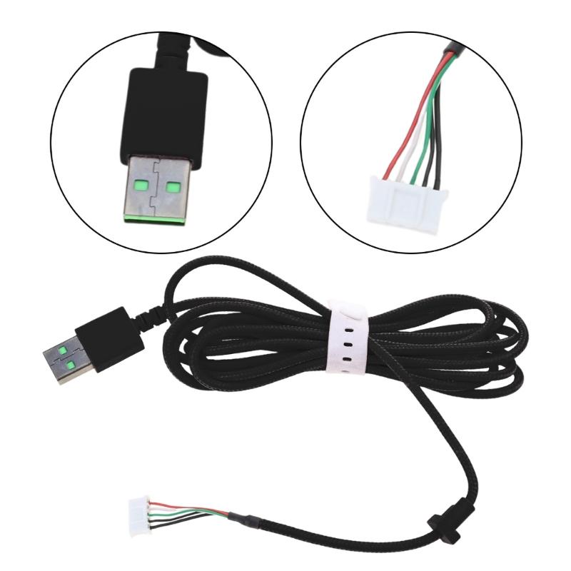 USB Игровая гарнитура Наушники Кабель Провод для Kraken7.1 RGB/KrakenV3 Кабель/Kitty Edition Долговечный Плетеный провод
