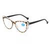 New Fashionable Cat Eye Women'S Reading Glasses High Quality Light Luxury Style Neutral Anti Blue Light Presbyopia Glasses