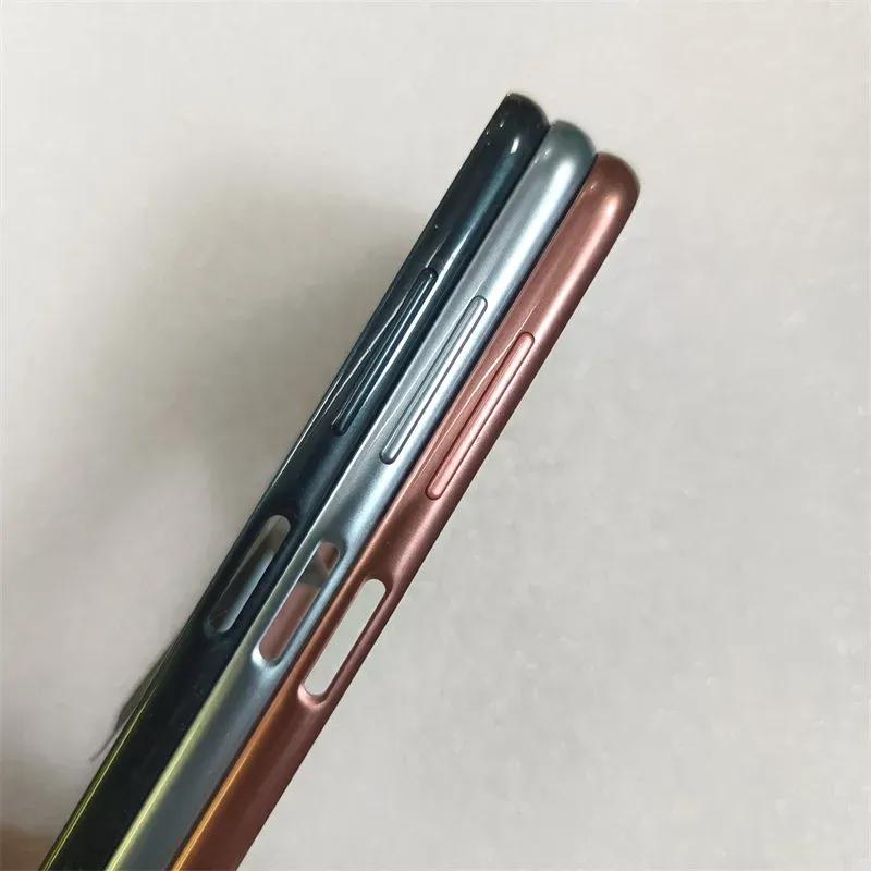 Для Samsung Galaxy M23 5G M236 Средняя рамка корпуса Центральная рамка с кнопками питания и громкости Запасные части
