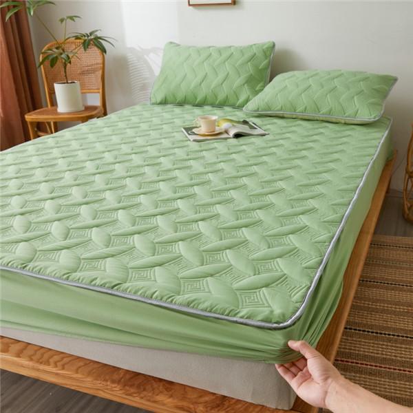 Cotton Winter Warm Thicken Sheet Bed Fitted Sheet Bedcover Printing Bed Mattress Cover Protector Sheet No Pillowcase