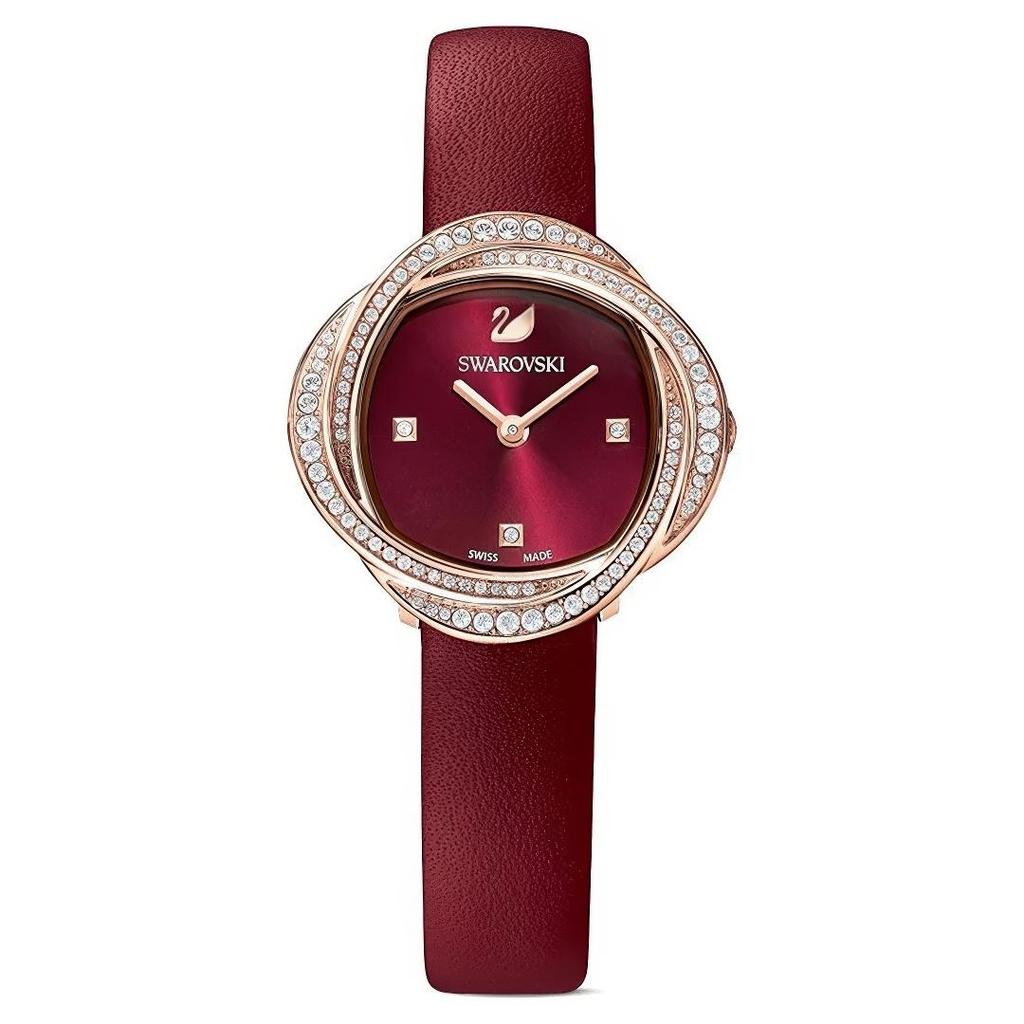Swarovski 5552780 Crystal Flower Red Ladies Watch