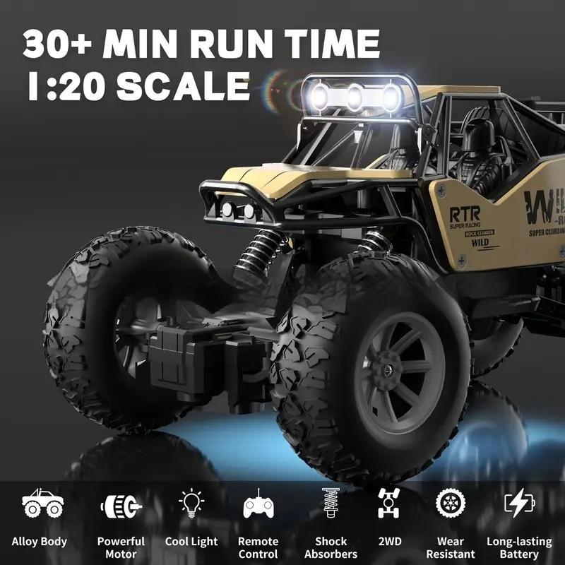 4WD Радиоуправляемая Машинка Внедорожник 4x4 с Дистанционным Управлением Багги Грузовик Со Светодиодными Огнями Гонки Дрифт Игрушка Для Мальчиков Девочек Детей Подарок