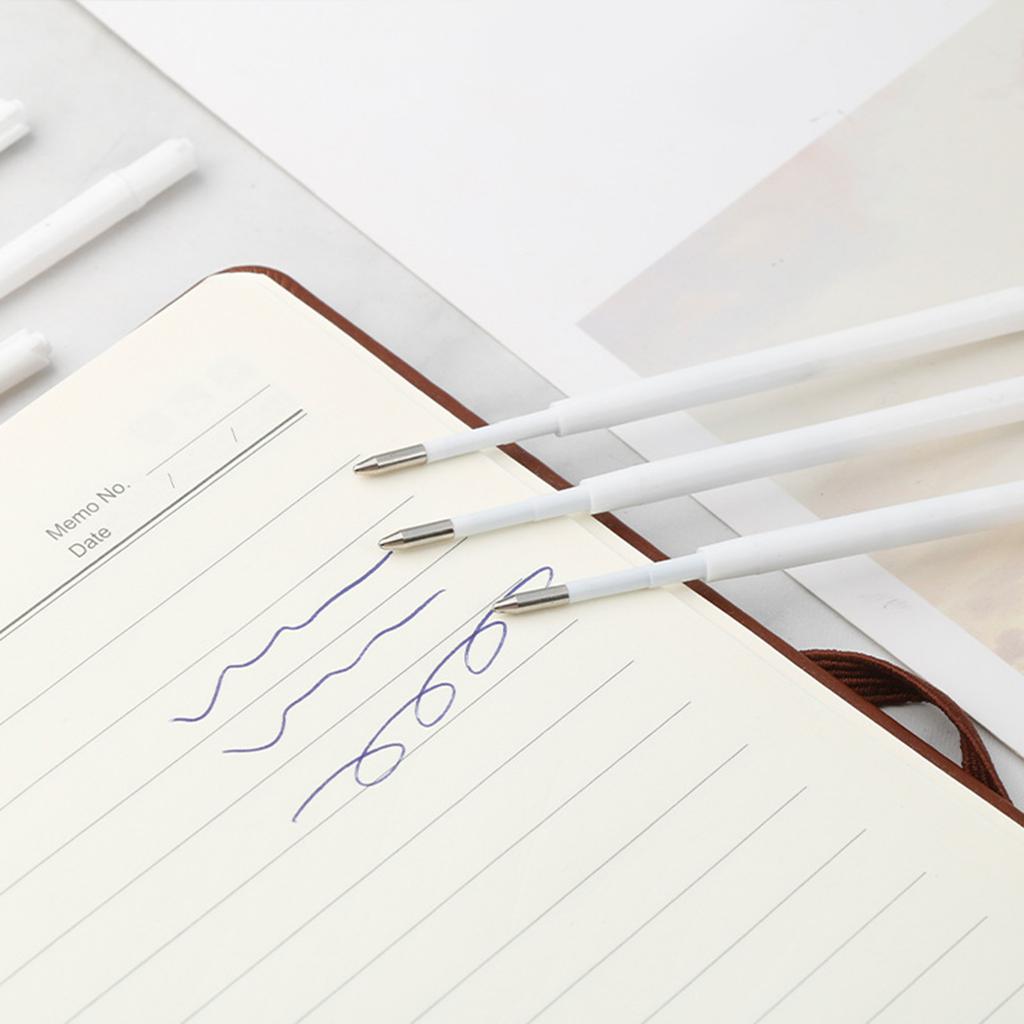 100 шт сменных стержней для шариковой ручки с выдвижной ручкой 1,0 мм, гладкие для письма, быстросохнущие, для офиса