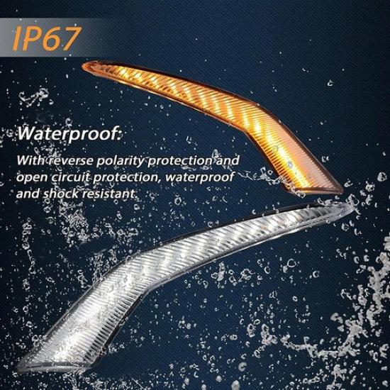 Светодиодные дневные ходовые огни противотуманные фары ДХО для Toyota Corolla L LE XLE 2020-2024 правая и левая