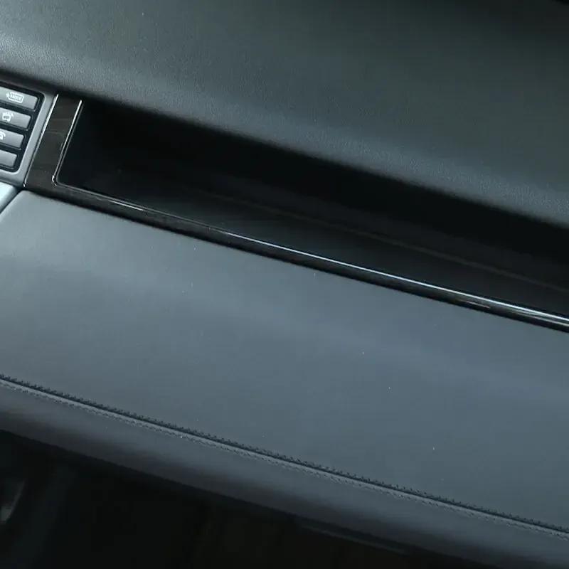 Для Land Rover Discovery Sport 2015- ABS Серебристая Декоративная Накладка-рамка в форме буквы U на Центральную Панель Со стороны Пассажира Автоаксессуары