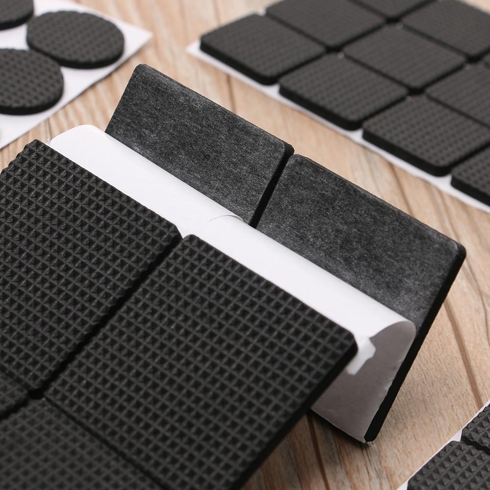 Soft Self-adhesive Table Bumper Floor Protector Anti-slip Mat Furniture Leg Pads Anti Noisy