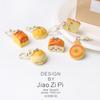 Chiikawa Dessert Bread Keychain - Fun Foodie Backpack Charm, Creative & Versatile Personality Accessory