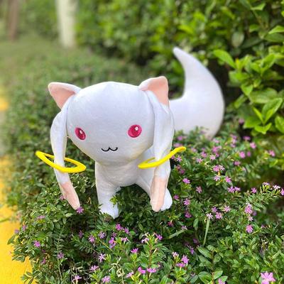 Большая плюшевая игрушка Кьюбей - Белый кот из Puella Magi Madoka Magica для девочек