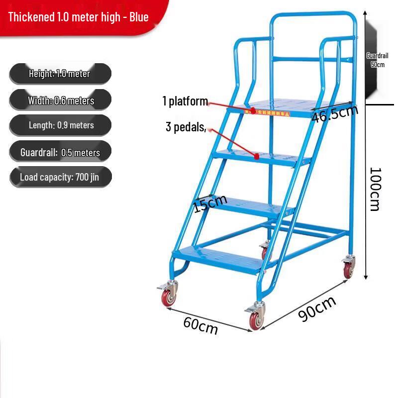 Mobile Warehouse Loading Platform Ladder