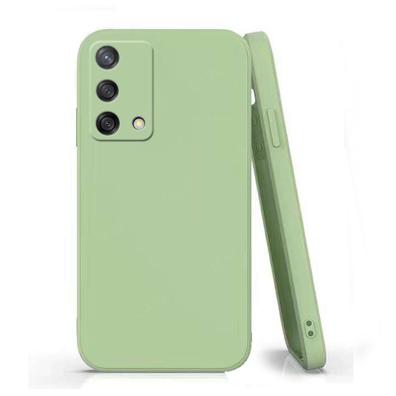 For Cover OPPO Reno 6 Lite Case For Reno 6 Lite Capas Luxury Liquid Silicone Shockproof Full Soft Cover For Reno 6 Lite Fundas