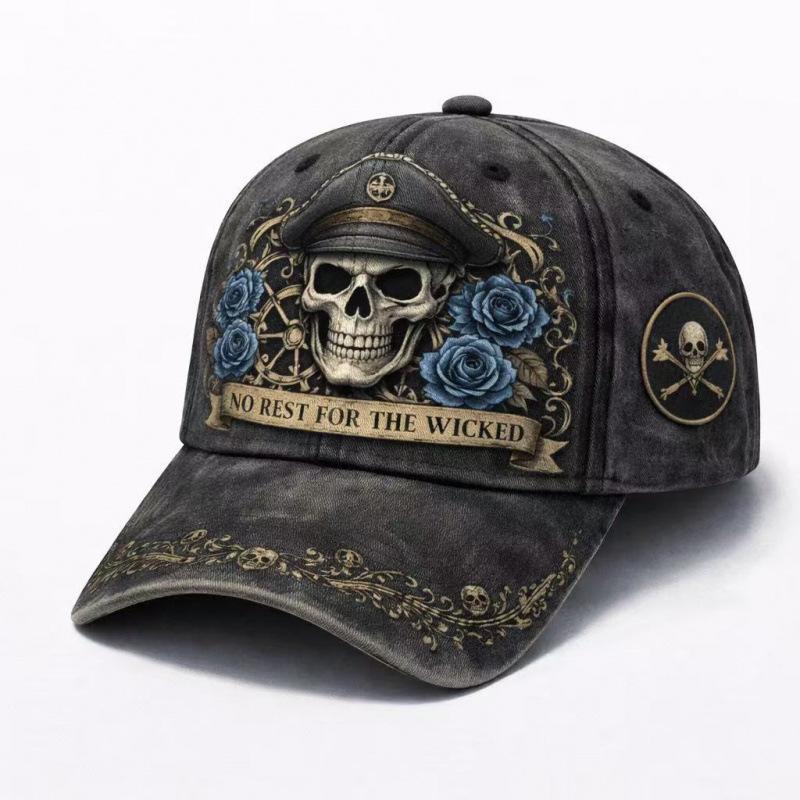 Fashion New 1D Printed Halloween Shade Baseball Cap Outdoor Cap Men's and Women's Korean Version