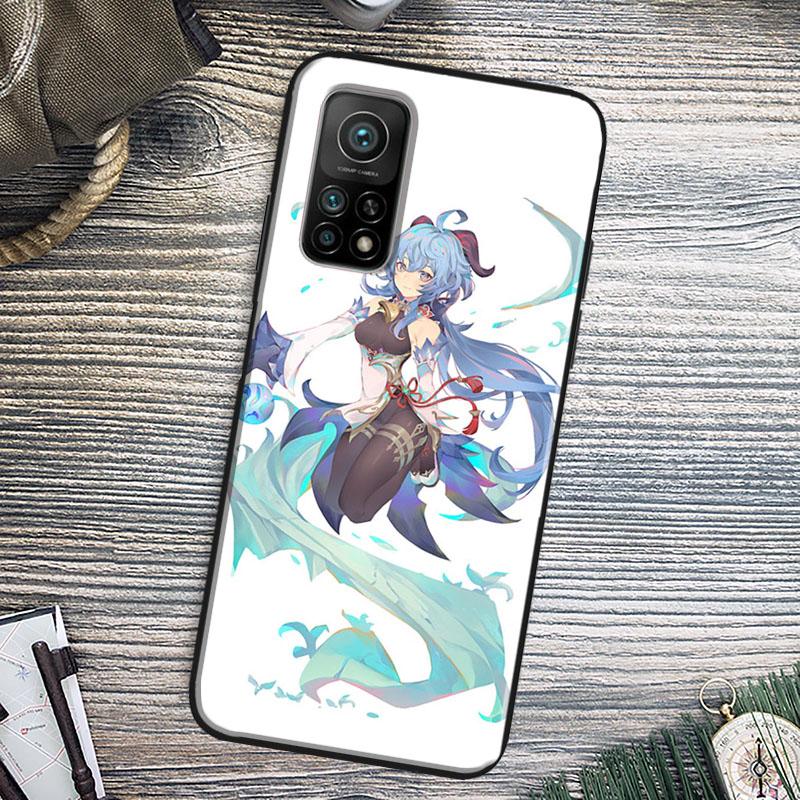 Genshin Impact Ganyu Case For Xiaomi 13 11T 12T Pro 12 Lite 12X Cover For POCO X3 X4 X5 F5 Pro F4 GT C40 M5s F3