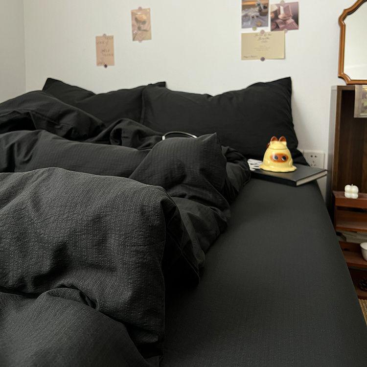 G5Zins Супермягкий двухслойный муслиновый комплект постельного белья - Пододеяльник и простыня - Для всех сезонов, Идеально для общежитий.