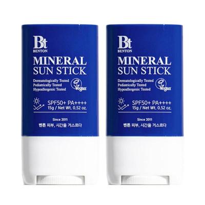 Минеральный солнцезащитный стик SPF50+/PA++++ 15 г × 2