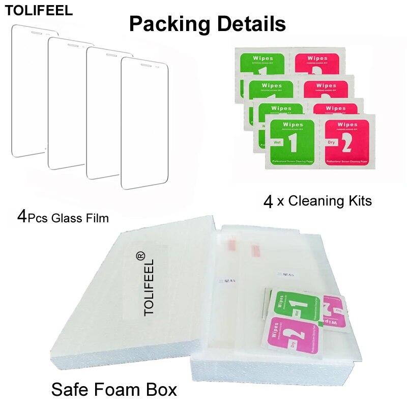 4 шт. закаленное стекло для Huawei Honor 20 Pro 10i 10 Lite 9 9i 9S 9C 9X Lite 8 8X 8C 6X 7C 6A Защитная пленка для экрана телефона Стекло