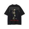 Канье Уэст 2013 Тур Yeezus Бог Желает Тебя Хлопок Черный Унисекс Y2K Футболка