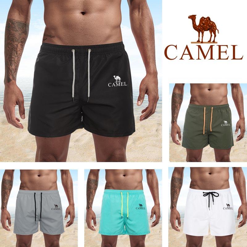 Summer Men's Swimwear Shorts Embroidery Brand Beachwear Sexy Swim Trunks Men Swimsuit Low Waist Breathable Beach Wear Surf Shorts