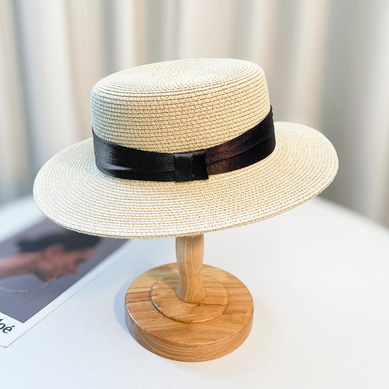 Seaside Beach Hat Lace Straw Hat Children Summer Visor Breathable Sunscreen Bucket Hat Vacation Style Straw Hat