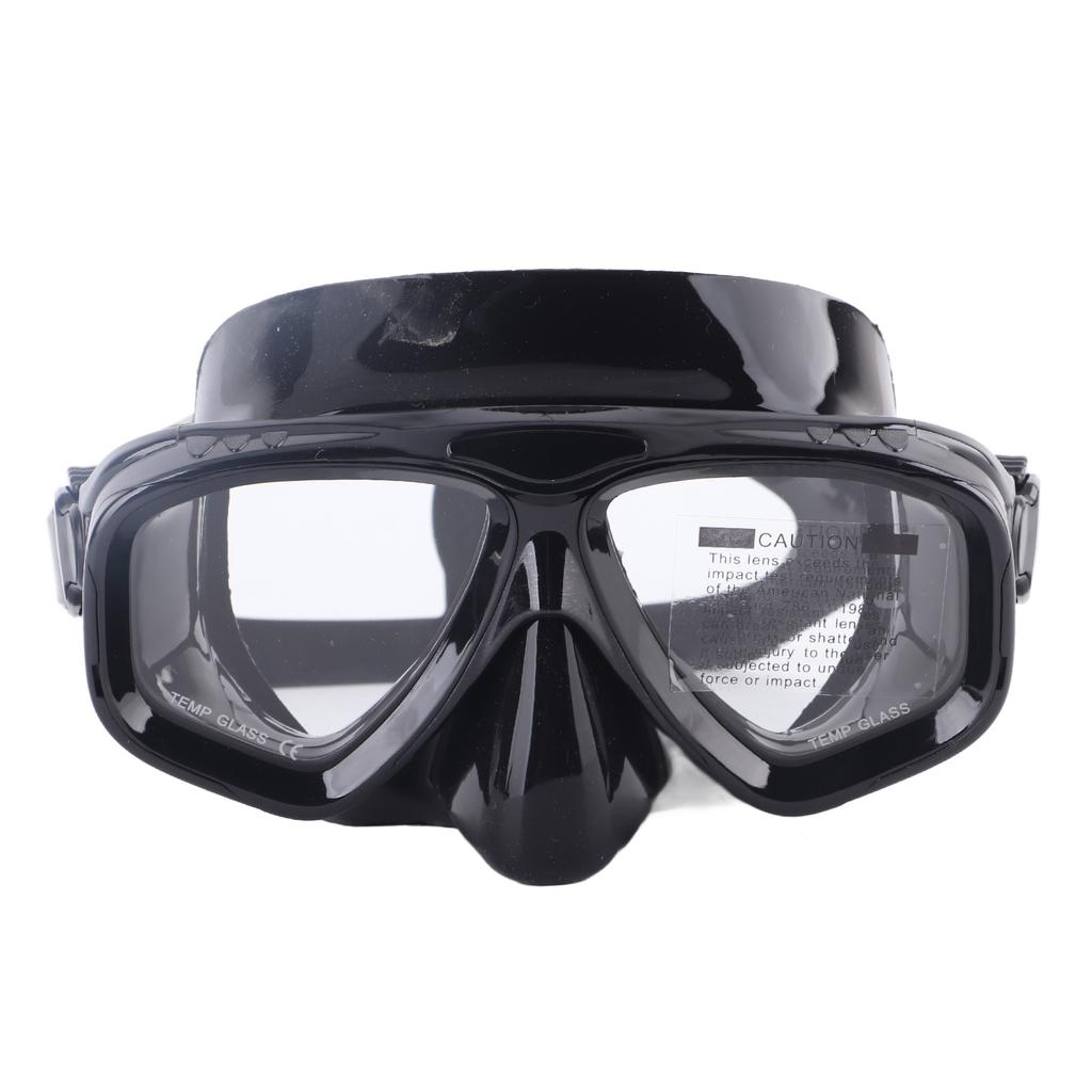 Diving Glasses with Adjustable Strap Swimming Goggles Eye Nose Cover Silicone Snorkeling Gear for