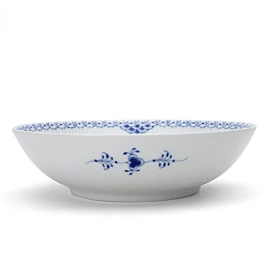 Royal Copenhagen 102 Blue Fluted Half Lace 577 Bowl Blue Fluted 21.5cm [Item]