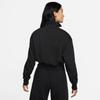 Nike W Phnx Flc Qz Crop Dq5768 010blk Sail