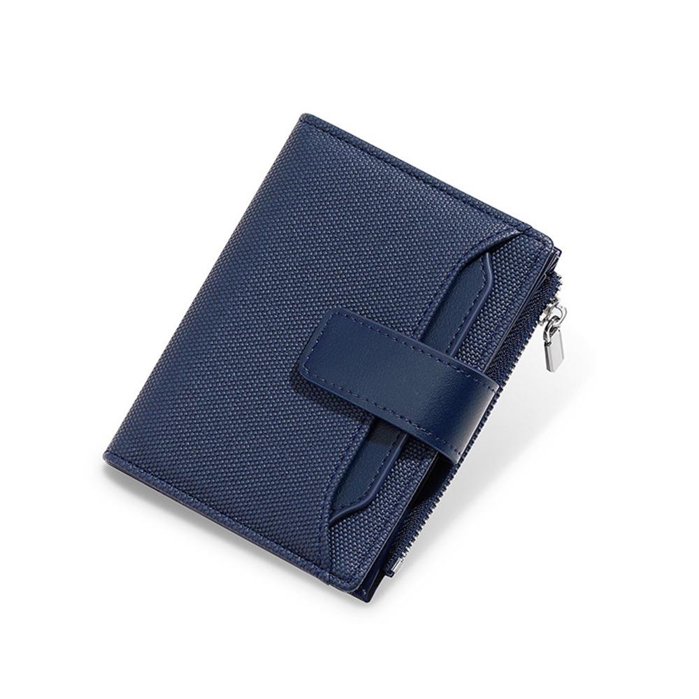 Multi-Cards Slot Credit Cards Holder PU Leather Mini Coin Pocket Fashion Zipper Coin Purse  Travel