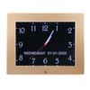 Dementia Clock with Digital Alarm Clock with Day Date and Time Calendar Clock Verbal Reminder Medicine Reminder Golden 10 Inches