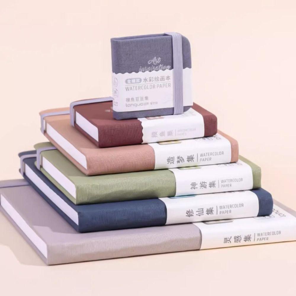 Can Be Tiles 180° Drawing Notebook 24Sheets Journal Painting Book Portable Sketchbook Oil Paint