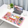 Miffy Print Mouse Pad, Anti‑Slip Desktop keyboard Mat, for PC Laptop Gaming Working Daily Use, Cool Festival Surprise Gift