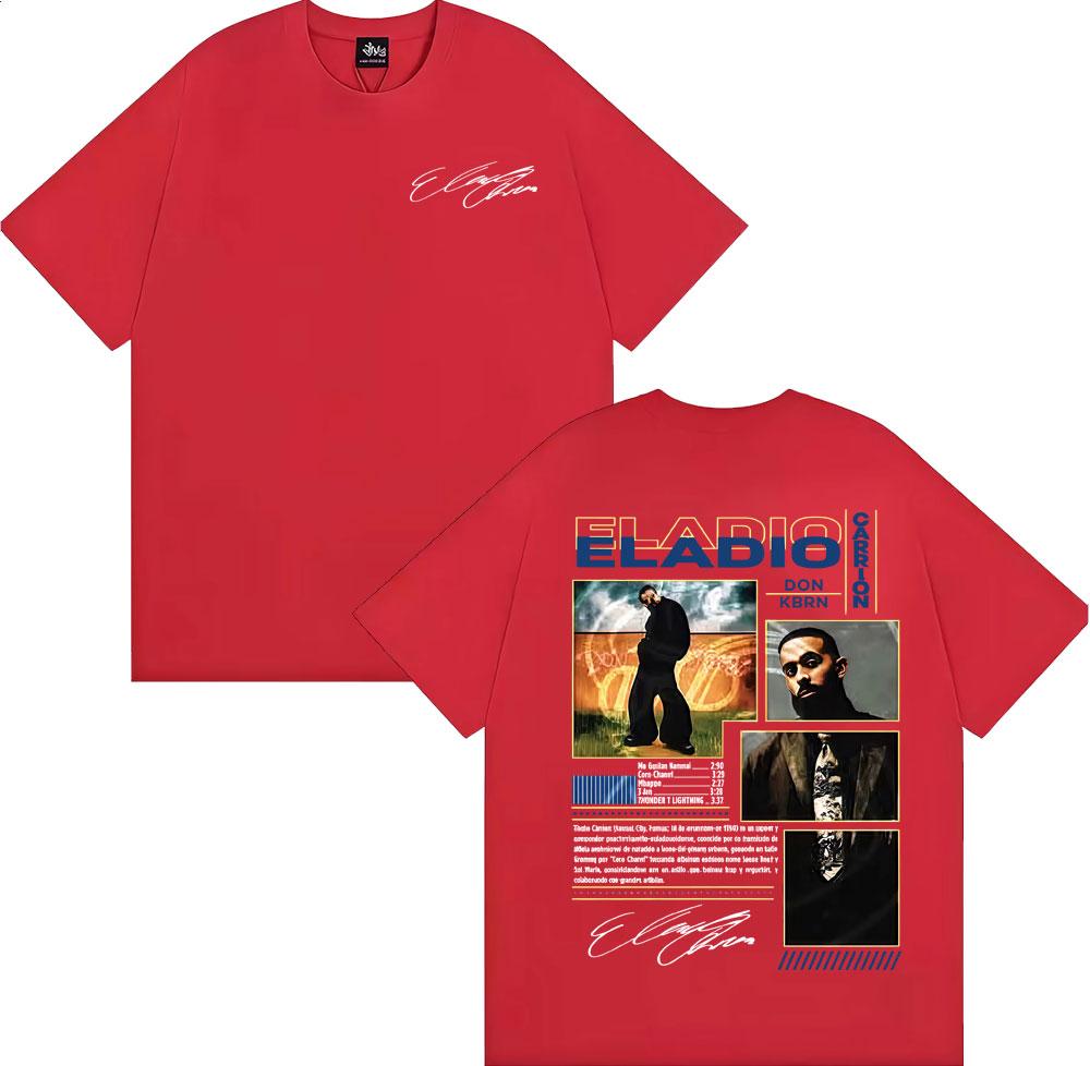 Rapper Eladio Carrion Don Kbrn Album 2026 Merch Tshirts Men Women Fashion Trend Gothic Tshirt High Quality pure Cotton Top