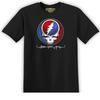 Футболка с принтом Grateful Dead Steal Your Face, Классический рок-бэнд, Черная, Размеры S-3XL, Унисекс