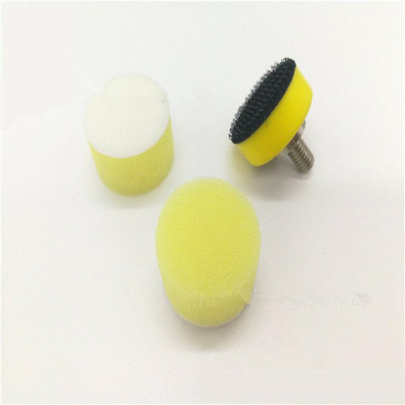 Набор из 60 шт. 1" 25 мм губчатых полировальных кругов для полировки. Полировальная машинка для автомобиля + 2 шт. опорные пластины для полировальных кругов M6. Подходит для электрической шлифовальной машины Dremel, роторного инструмента.