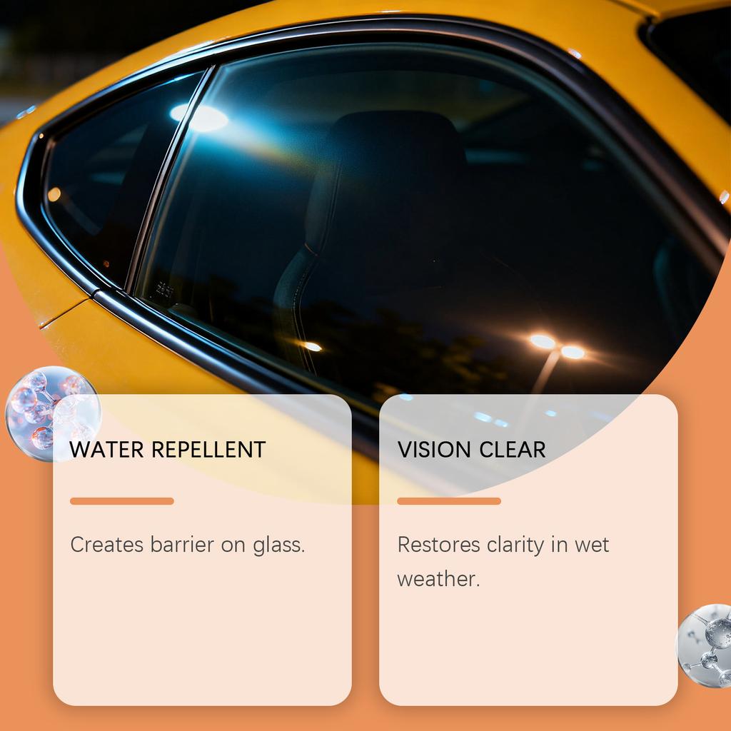 Спрей для стекла для чистых, ярких и глянцевых автомобильных лобовых стекол, обеспечивающий четкую видимость. 100мл