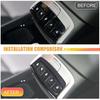Carbon Fiber Interior Armrest Button Contro Cover Trim For 22+Hyundai Santa Cruz