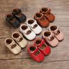 Spring and Autumn 0-1 Year Old Baby Toddler Shoes Soft Bottom Baby Shoes Soft Rubber Sole Breathable Princess Shoes