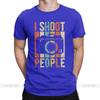Мужская винтажная футболка с принтом 'Shoot People Photographer' Новинка 100% хлопок Футболка с коротким рукавом T