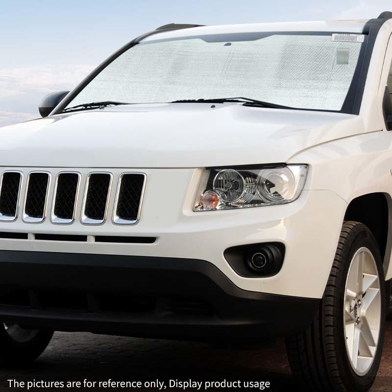 Солнцезащитный козырек на лобовое стекло автомобиля, шторка на окно, складной солнцезащитный козырек, чехол, подходит для Jeep Compass 2007-2016, аксессуары для интерьера автомобиля