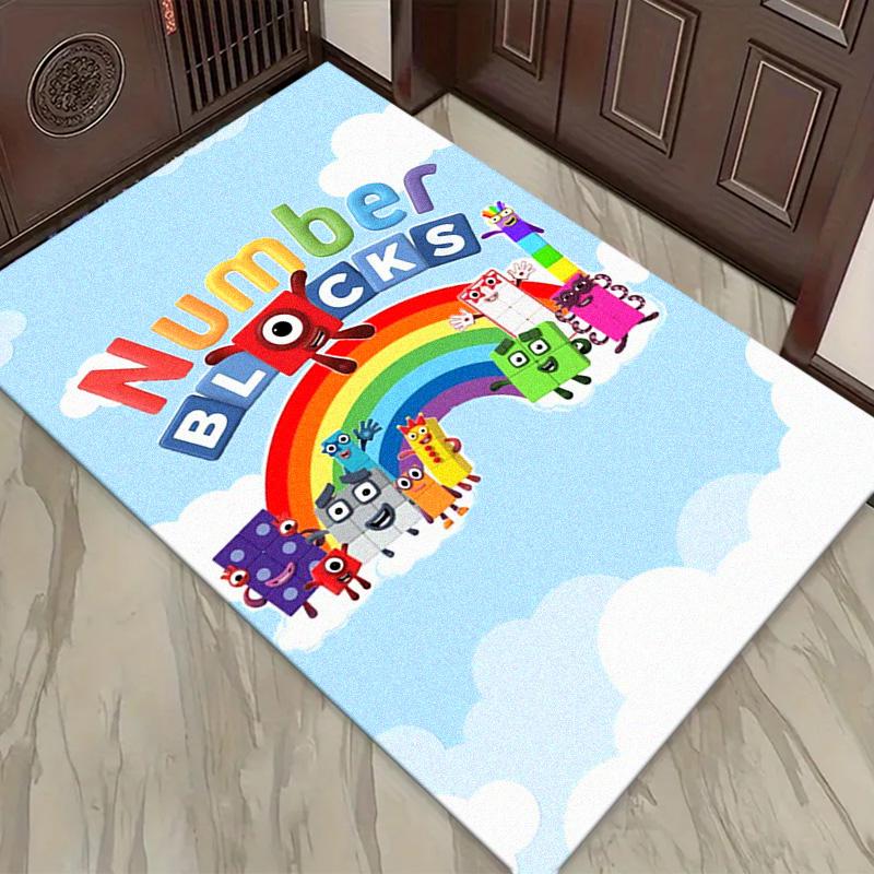 Numberblocks Carpet Rug for Living Room Bedroom Home Sofa Decoration,Kids play Non-slip Floor Mat