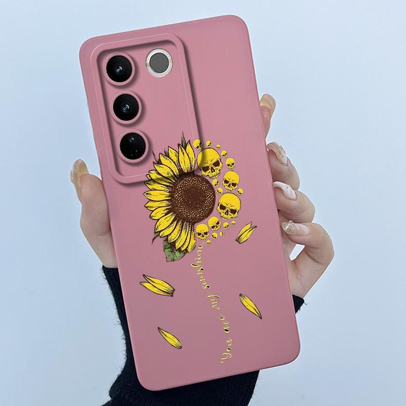 Чехол для Vivo V27 (В2231) V27 Pro (V2230) V27e (V2237) Чехол для телефона VivoV27 V 27e 27Pro 5G Силиконовый Милый Сладкий Печатный Чехол