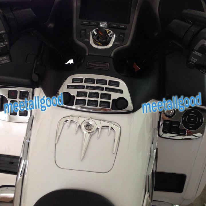 Хромированный обтекатель мотоцикла, облицовка двери бензобака, декоративные детали Bokykits для Honda Gold Wing GL 1800 2001-2011 GL1800