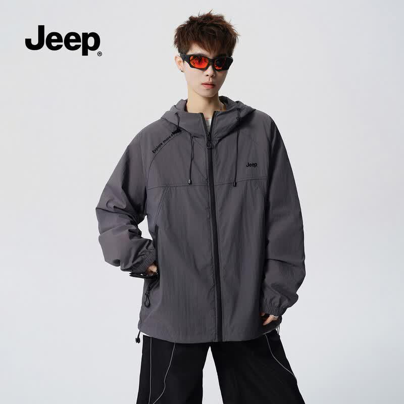 Jeep Унисекс худи из ледяного шелка с защитой от солнца