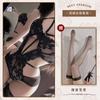 Hollow and thin sexy underwear sexy onesie temptation strap perspective lace free purple n
