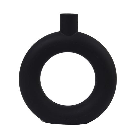 Пластиковая круглая ваза для цветов Минималистичный современный держатель для цветов Контейнер Украшение для стола дома и офиса Декоративная ваза для цветочных растений